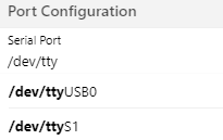 zwave port config