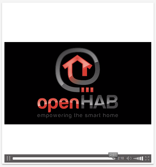 Presentation of the video element in BasicUI